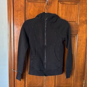 Lululemon Athletica Charcoal Chicago Blackhawks Zip-Up Jacket Size 2